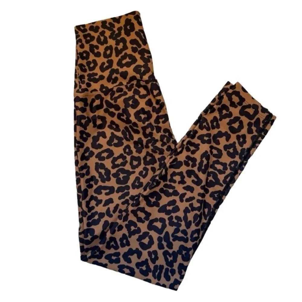 Beach Riot Leopard Print Piper Legging - Picture 1 of 4